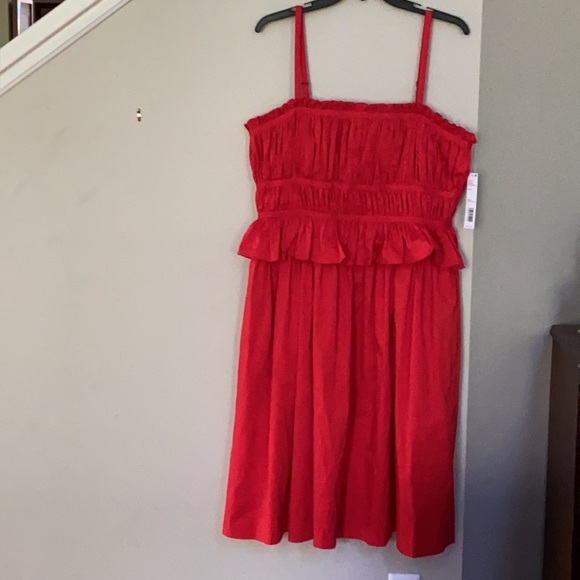 Antonio Melani Taylor Stretch Cotton Sateen Peplum Waist Dress. - Picture 5 of 13